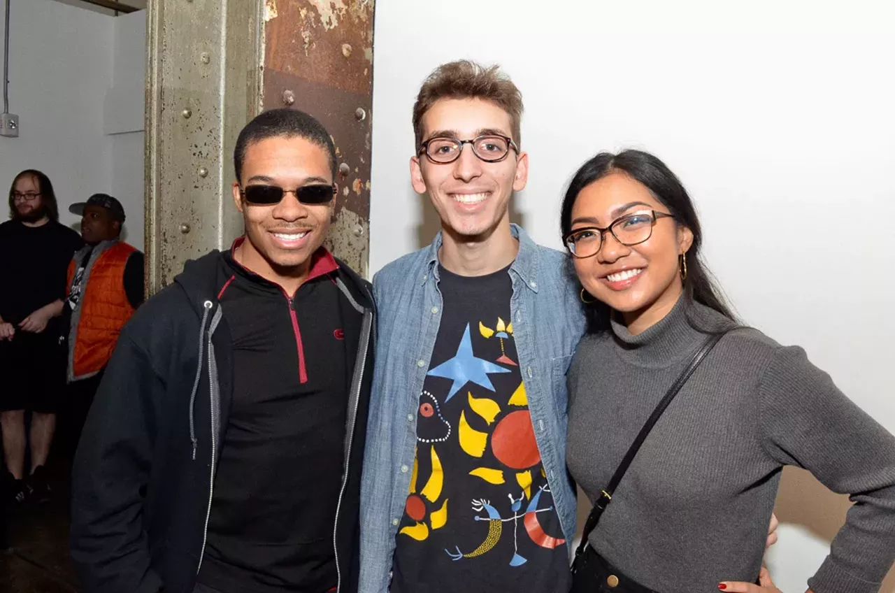 Image: All the super hip people we saw at Red Bull House of Art's Resident Artist Exhibition
