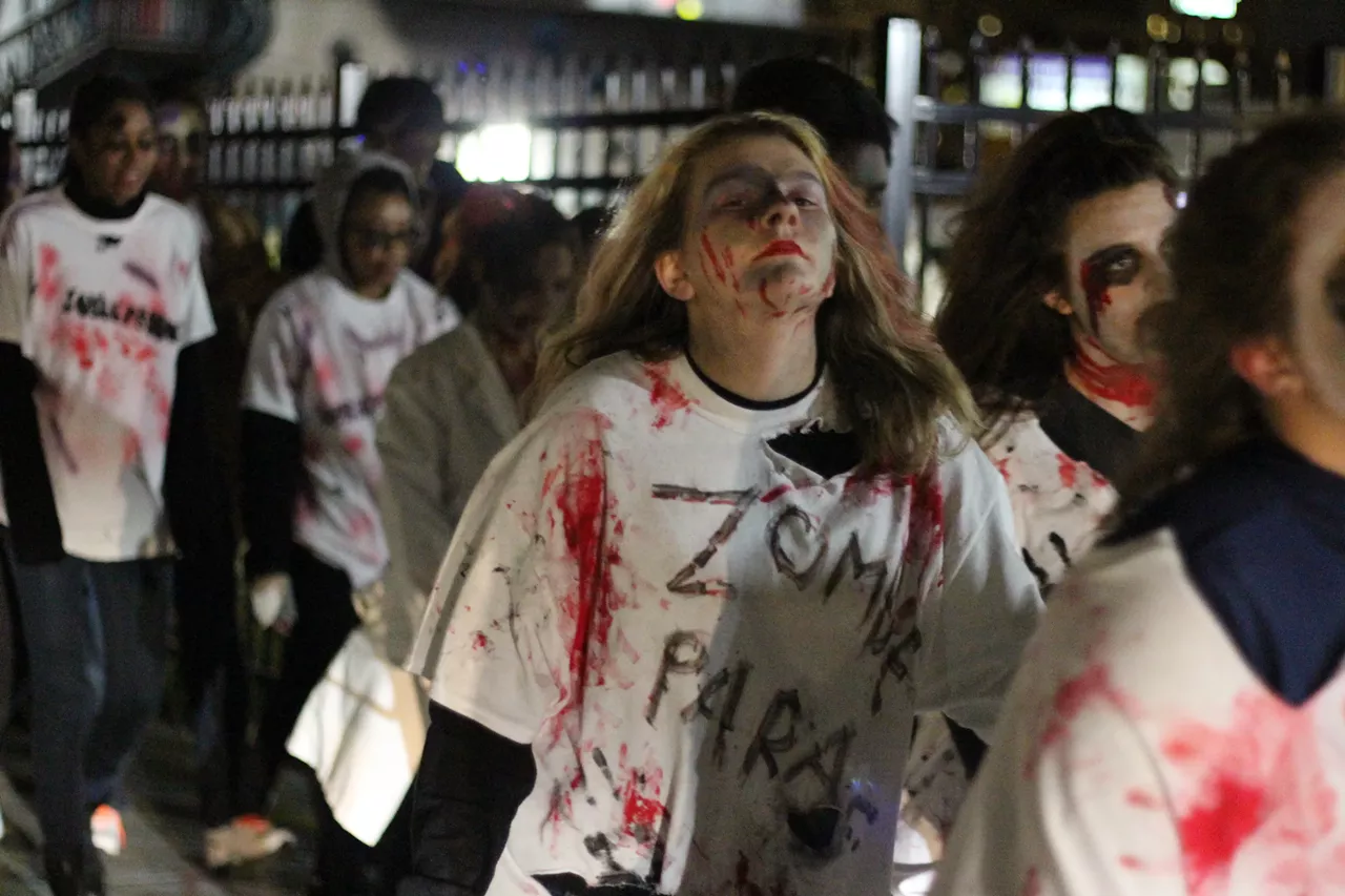 Image: All the walking zombies we saw at Wayne State University's Zombie Parade