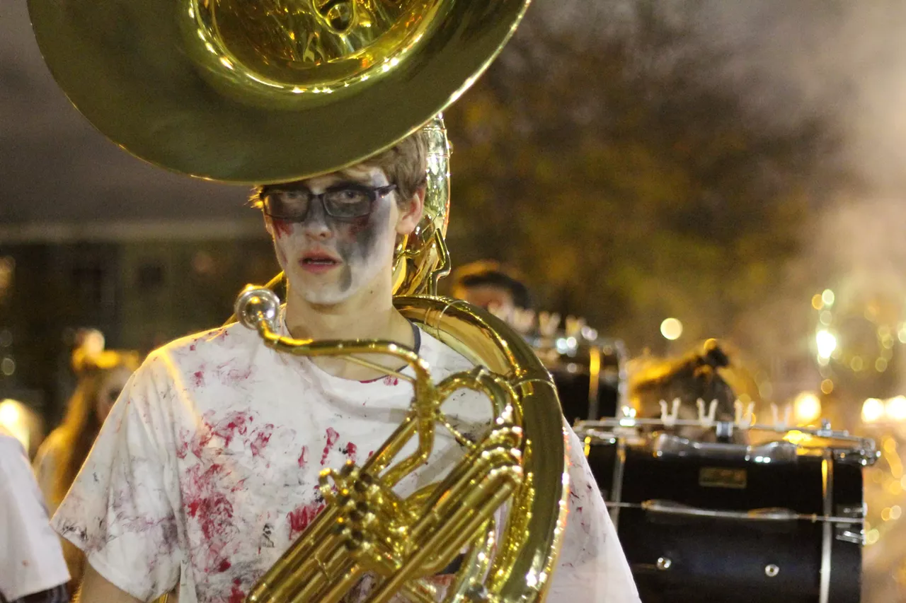 Image: All the walking zombies we saw at Wayne State University's Zombie Parade