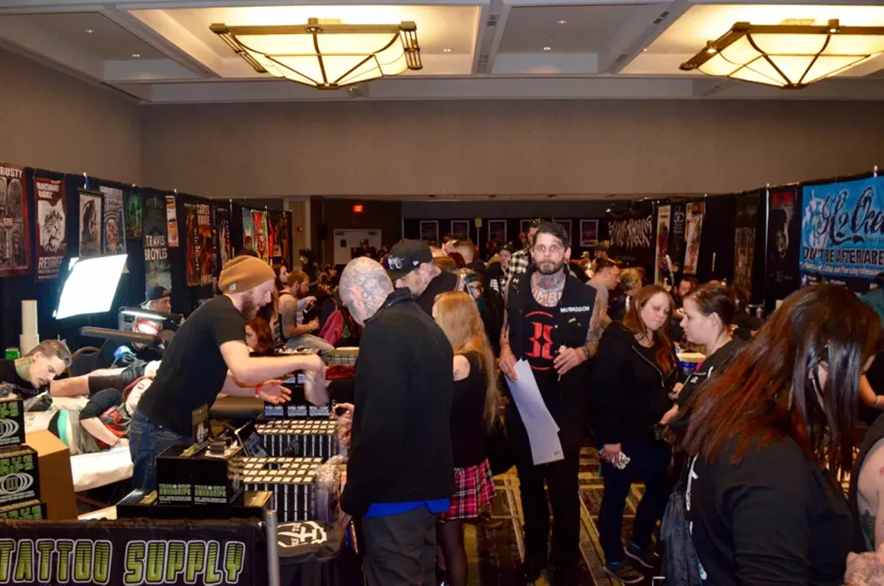 Image: All the wonderful people we saw at the Motor City Tattoo Expo