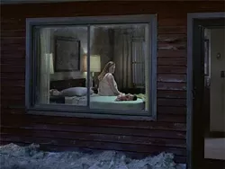 &quot;Untitled (Birth)&quot; from Beneath the Roses, - the body of photographs in Gregory Crewdson: Brief Encounters.