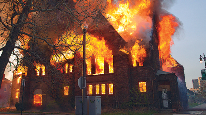 Arson investigators yet to unravel fire at Detroit's First Unitarian Church