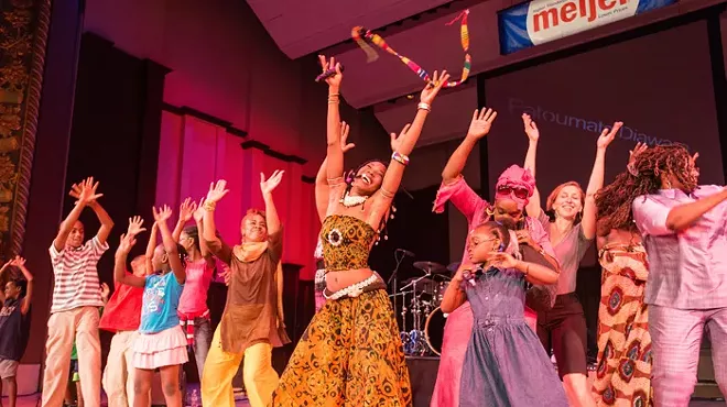 Fatoumata Diawara wows crowds at the Concert of Colors in Detroit.