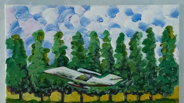 Image: Aviation Impressionism, Acrylic on Canvas