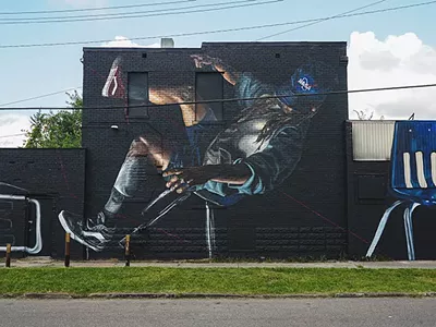 Image: Bakpak Durden, BLKOUT Walls, and Black figurative art in Detroit