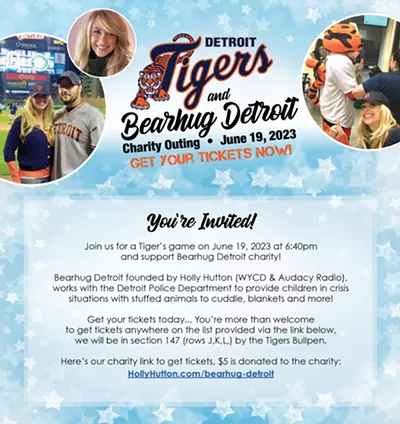 Image: Bearhug Detroit & Tigers Game Outing