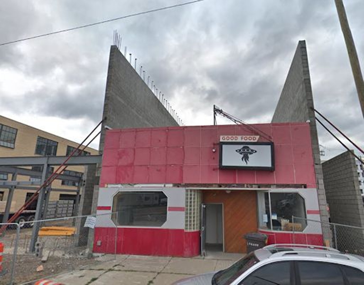Now &#151; 2018
UFO Factory 
2110 Trumbull Ave, Detroit 
Photo via GoogleMaps