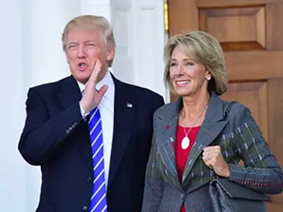 Image: Betsy DeVos resigns just as talks of removing Trump via the 25th Amendment gain serious traction
