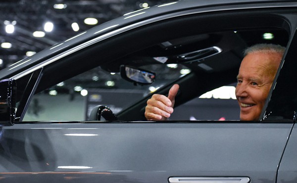President Joe Biden tours the North American International Auto Show in Detroit on Sept. 14, 2022. Biden was joined on the tour by Gov. Gretchen Whitmer, U.S. Sen. Debbie Stabenow and U.S. Rep. Debbie Dingell.