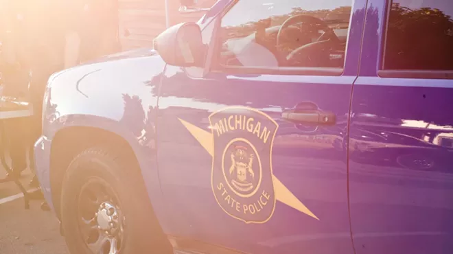 Michigan State Police car.