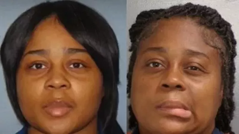 Krystal Clark, an inmate at Huron Valley Correctional Facility in Washtenaw County, is pictured (left) as she entered prison. The other photo shows her face swollen and contorted.