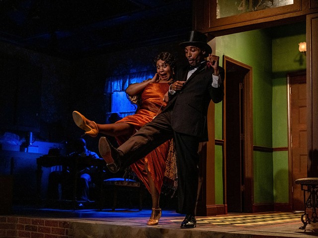 Mildred Victoria Penman and Izaya Spencer star in Blues For An Alabama Sky.
