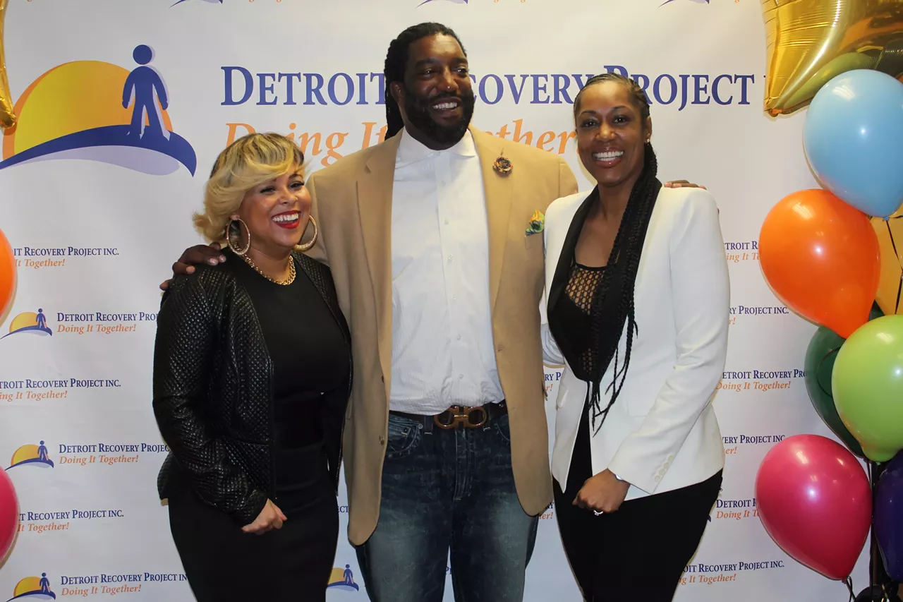 Image: Bravo&#146;s Real Housewife visits Detroit Recovery Project