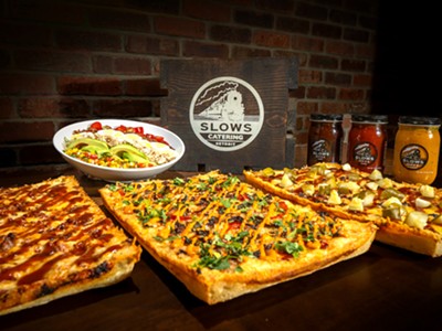 Buddy’s Pizza will serve pizzas inspired by Slows Bar BQ all summer long.