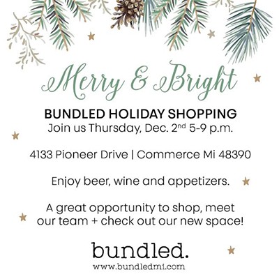 Bundled's Annual Holiday Shopping Event