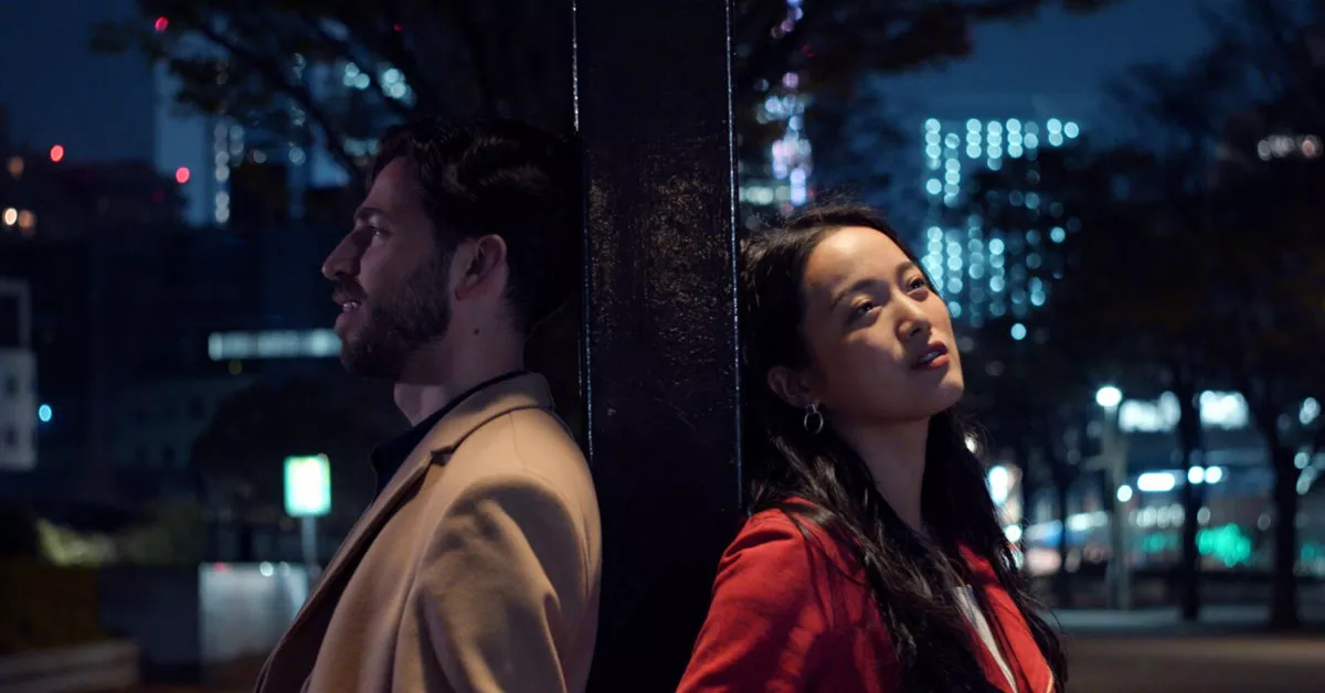 Image: Reza Emamiyeh and Tokiko Kitagawa star as unlikely friends in One Night in Tokyo.