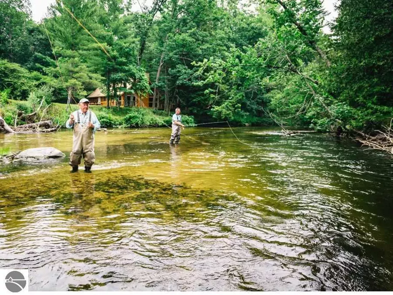 Image: Calling avid anglers and aspiring cult leaders &#151; this massive riverside ranch in Northern Michigan is for sale for $7.2 million