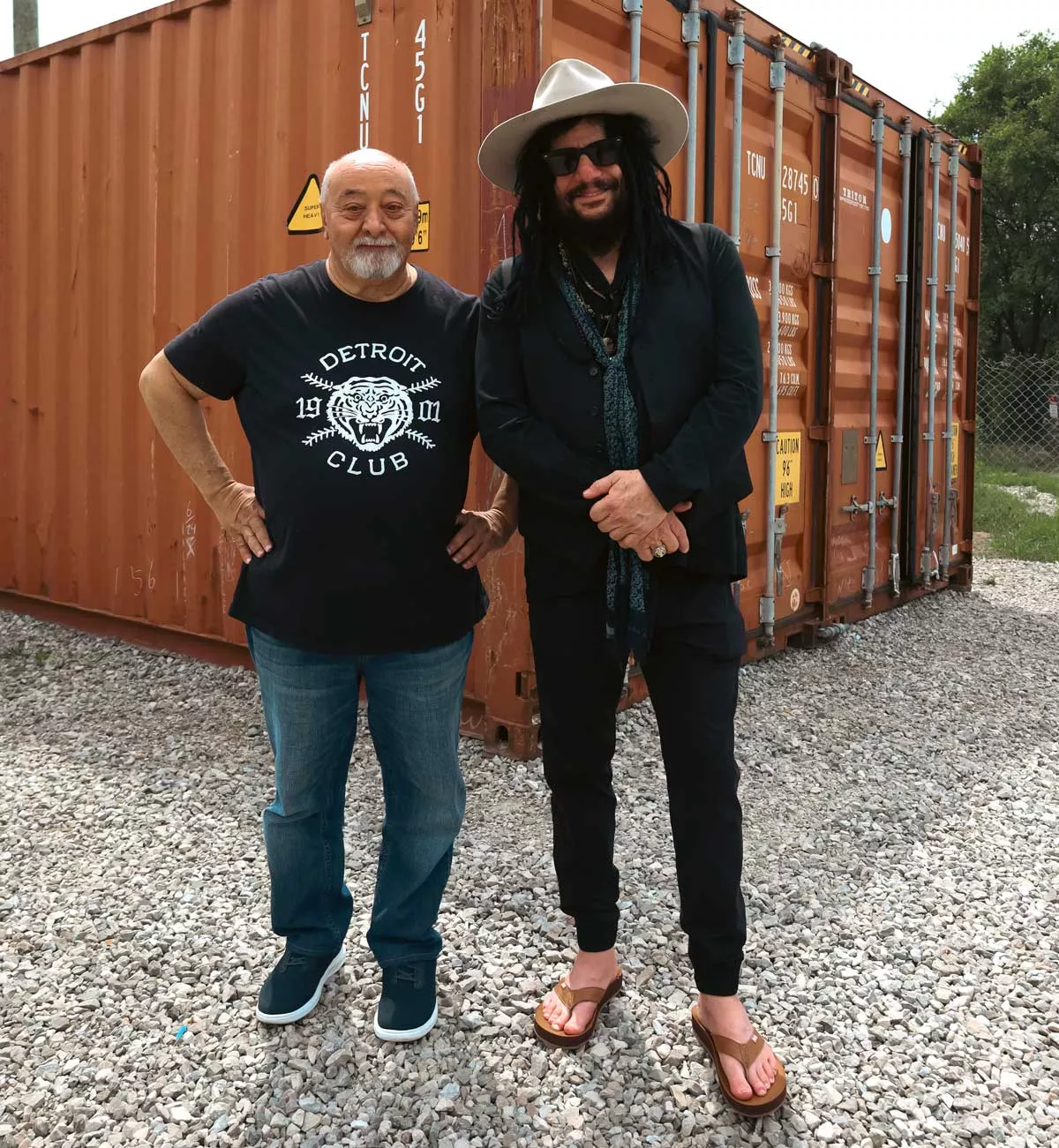Image: Ismael Ahmed and Don Was of the Concert of Colors.