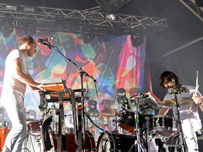 Caribou performing in 2015.