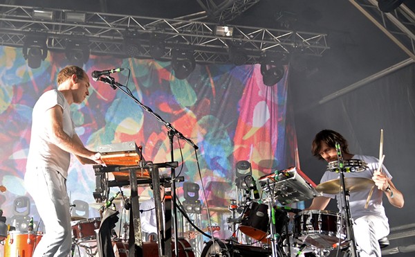 Caribou performing in 2015.