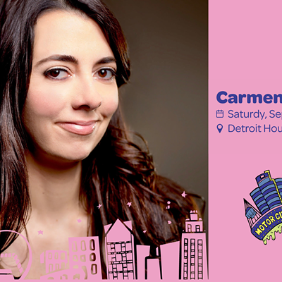 Image: Carmen Lynch at Motor City Comedy Festival