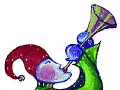 Image: Caroling on