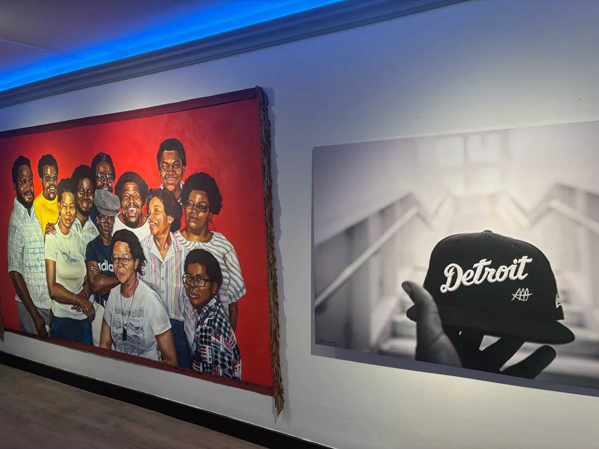 Image: Luminosity: A Detroit Arts Gathering is on view at the Charles H. Wright Museum through March 31, 2026.