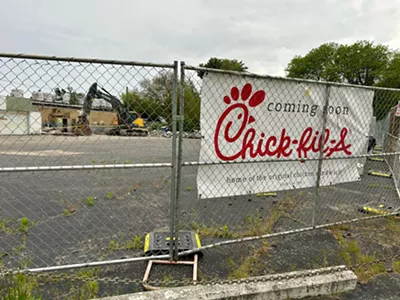 Demolition was halted on a building to make way for a Chick-fil-A restaurant in Detroit after crews failed to notify nearby residents and a school.