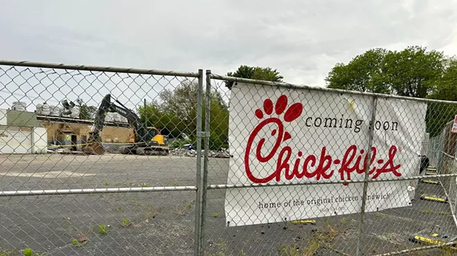 Demolition was halted on a building to make way for a Chick-fil-A restaurant in Detroit after crews failed to notify nearby residents and a school.