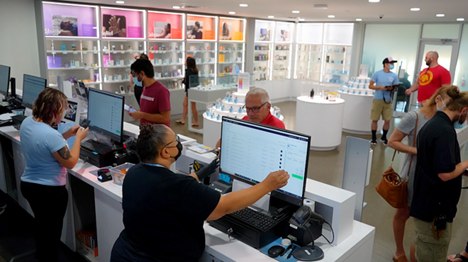 A Cloud Cannabis dispensary.
