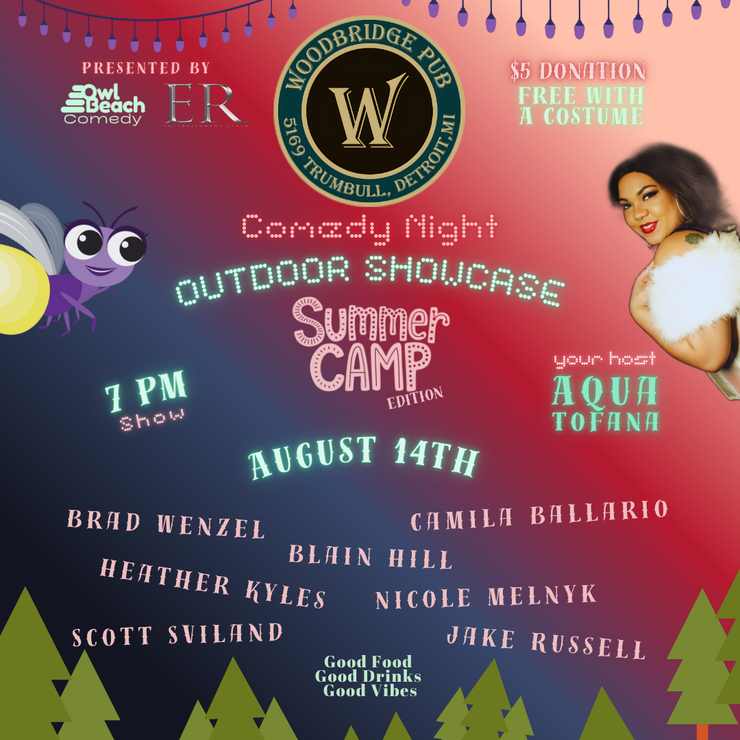 Comedy Night Outdoor Showcase at Woodbridge Pub