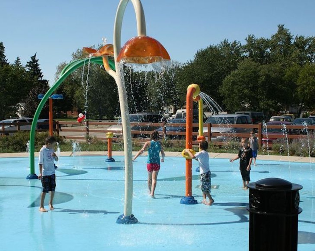 Van Houten Park Splash Pad
6000 Silvery Ln., Dearborn Heights; 313-791-3600; dearborn-heights.mi.us
The Van Houten spray park is designed with warm weather in mind (literally, the park won&#146;t operate below 70 degrees). Located in Dearborn Heights, it&#146;s the perfect place for kids to splash around.