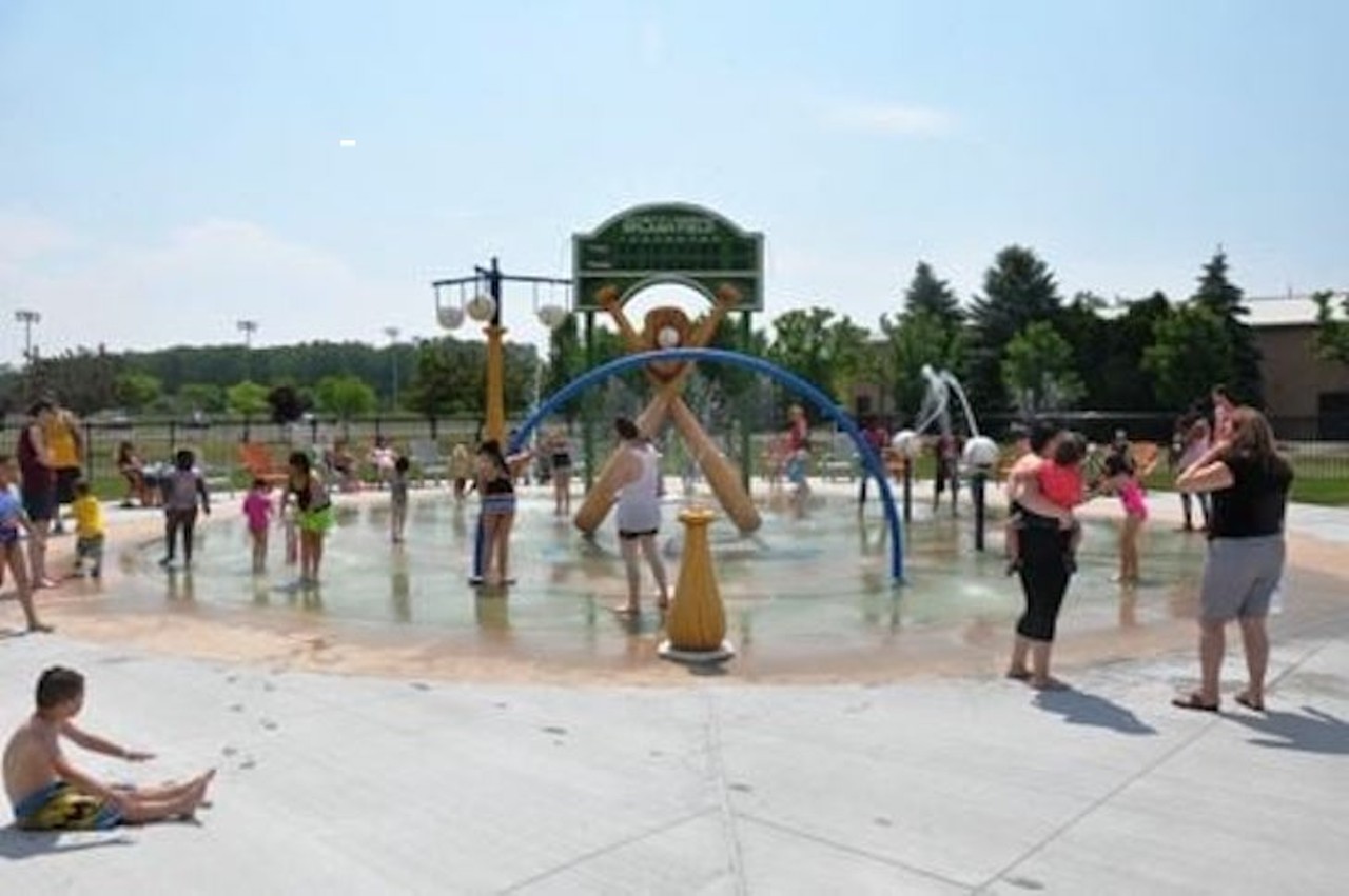 Lamarand Splash Pad
12111 Pardee Rd., Taylor;cityoftaylor.com
This baseball-themed splash pad is a Downriver home run. The splash pad is designed for children under 12 and also has a playscape for children.