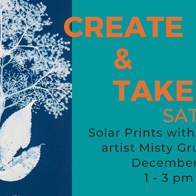 Create & Take SATURDAY: Solar Prints with Saginaw artist Misty Grumbley
