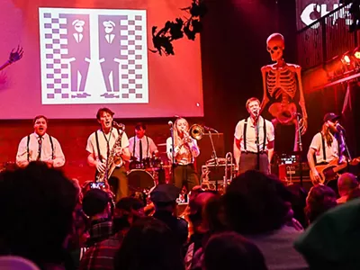 Creepy Cheapy returns to Pontiac's Crofoot Ballroom Friday the 13th for a holiday-themed bash hell-bent on spreading terror and joy throughout the land.