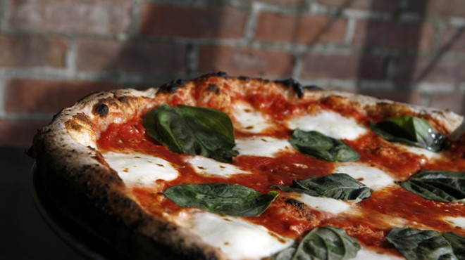 Margherita pizza from Fresco Wood Oven Pizzeria in Rochester Hills.