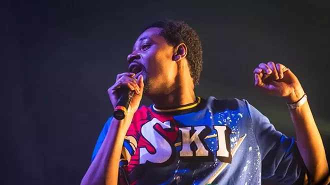 Danny Brown performing at the Majestic Theatre, 2018