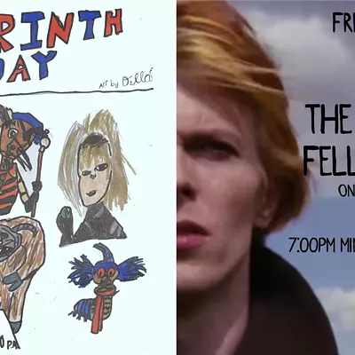 Image: David Bowie Double Feature VHS Movie Screening at Reware Vintage