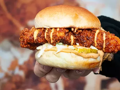 Image: Dearborn’s Holy Cluck does a mean take on the Nashville hot chicken sandwich