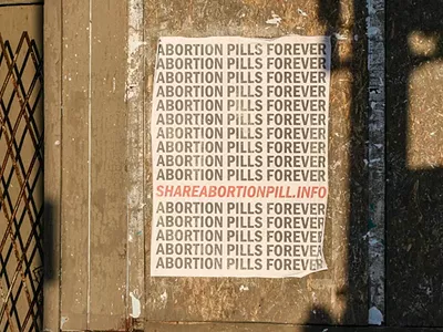 Image: Detroit activists launch guerrilla campaign for mail-order abortion pills on ‘Roe v. Wade’ anniversary