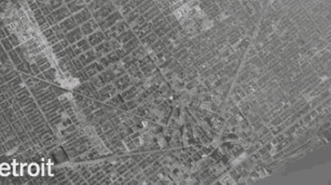 Aerial photos show how highways destroyed the Motor City.