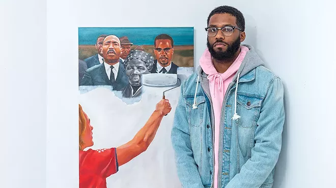 Image: Detroit artist Jonathan Harris strikes a nerve around the world with ‘Critical Race Theory’ painting