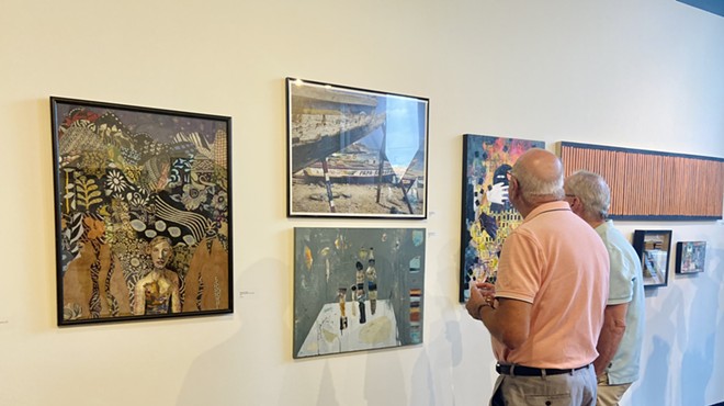 The opening reception for the gallery’s current show Hot DAM! took place on Aug. 4.