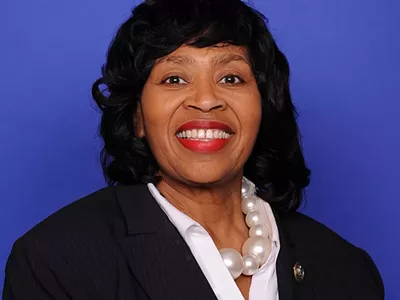 Brenda Jones's portrait from her brief time in the U.S. House of Representatives in 2018.