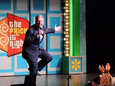 Todd Newton hosting The Price Is Right Live in 2019.