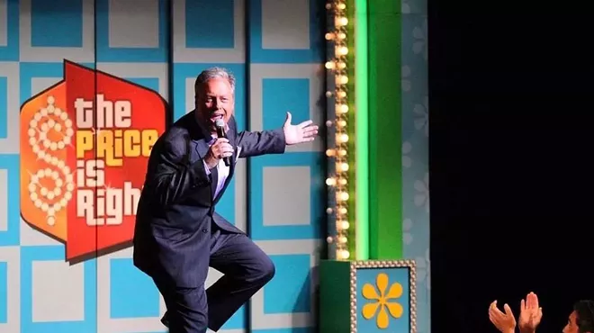 Todd Newton hosting The Price Is Right Live in 2019.