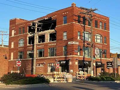 Image: Detroit faces backlash over demolition order for partially collapsed landmark in Eastern Market