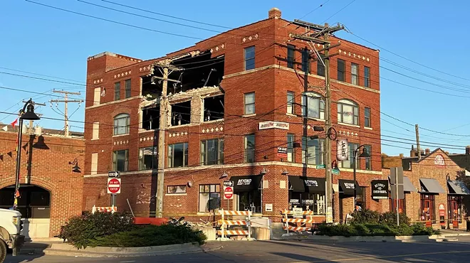 Image: Detroit faces backlash over demolition order for partially collapsed landmark in Eastern Market