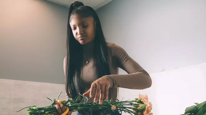 Ja'Nye Hampton, 22, began Detroit Flower Company during the height of the pandemic.