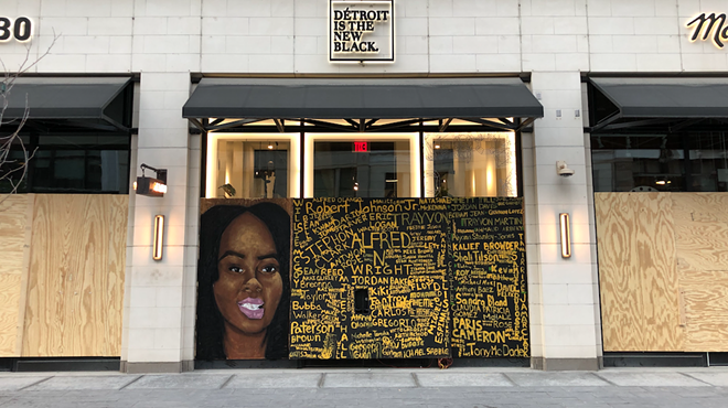 Détroit Is The New Black makes statement by boarding up windows